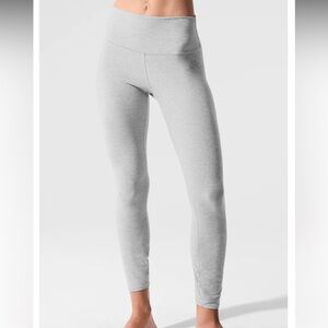 Alosoft High-Waist 7/8 Highlight Legging Heathered Grey XS